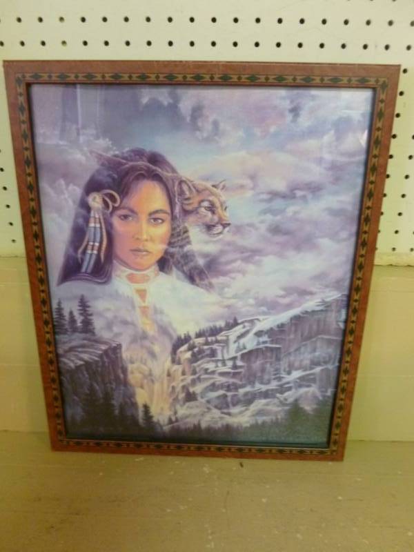 lot 68 image: Native American Picture