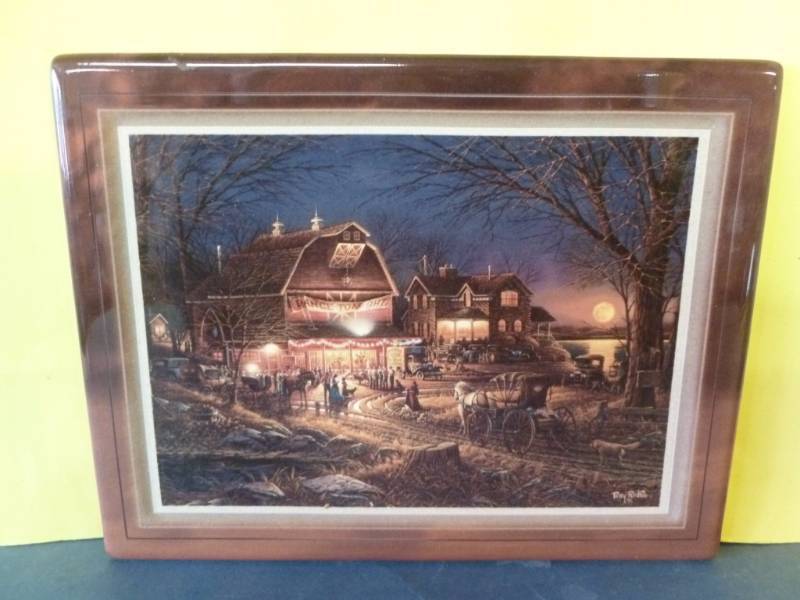 lot 102 image: Terry Redlin Picture Tile
