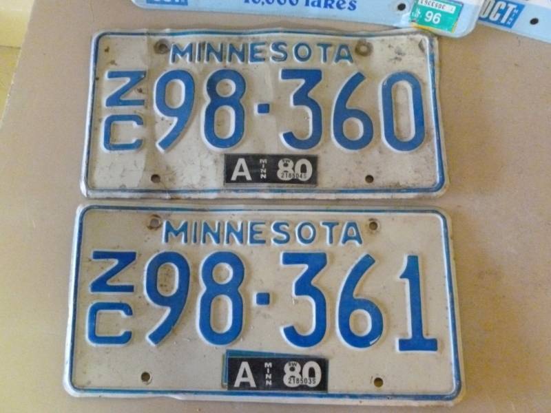 lot 114 image: License Plates