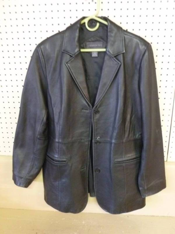 lot 204 image: Leather Jacket