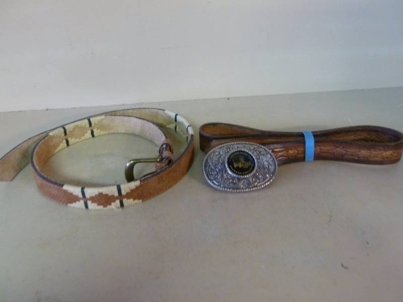 lot 206 image: Leather Belts