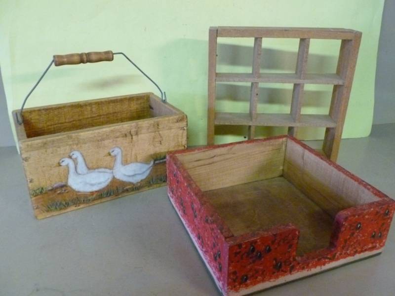 lot 272 image: Wooden Boxes