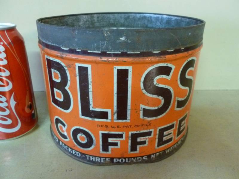 lot 308 image: Vintage Coffee Can
