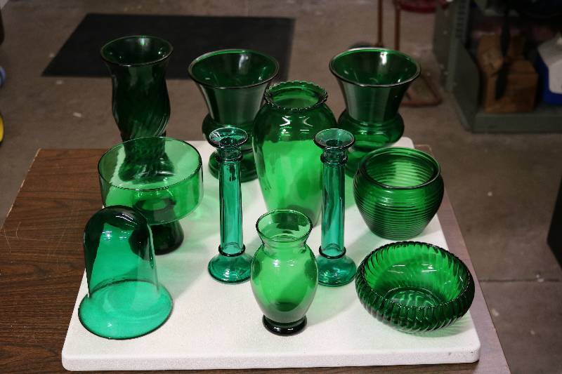 Dark Green Glass
