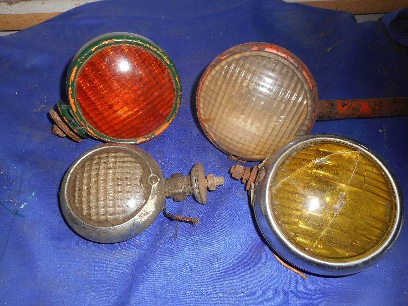 ANTIQUE LIGHTS AND OR SIGNALS FOR AUTOS OR TRACTORS