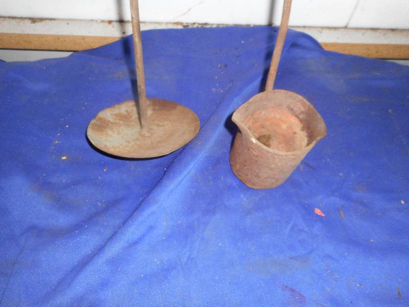 ANTIQUE LADEL AND MISC