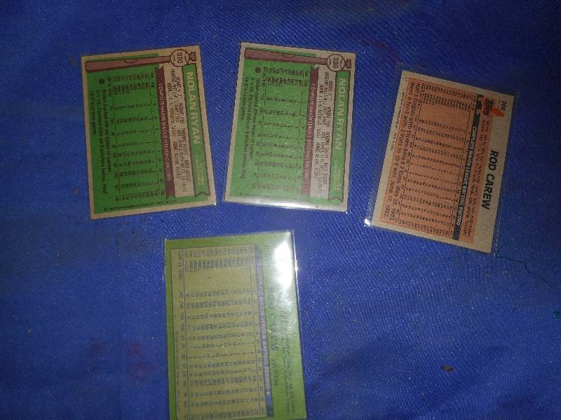 4 ANGELS BASEBALL CARDS