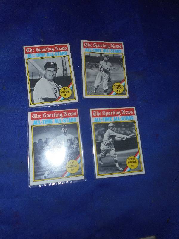 4 ALL TIME SPORTS CARDS