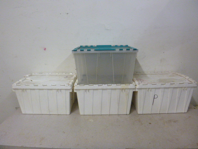 lot 12 image: 4 Totes with Lids