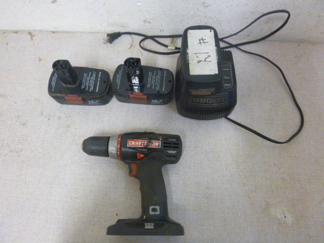 lot 15 image: Craftsman Cordless Drill