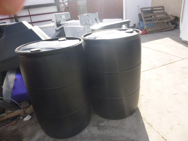 lot 45 image: 2 55 Gallon Barrels