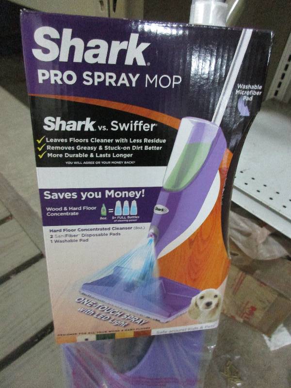 lot 23 image: shark pro spray mop