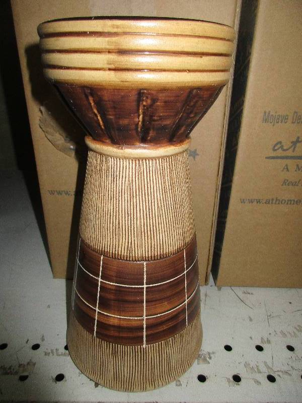lot 32 image: 2 hand made candle holders