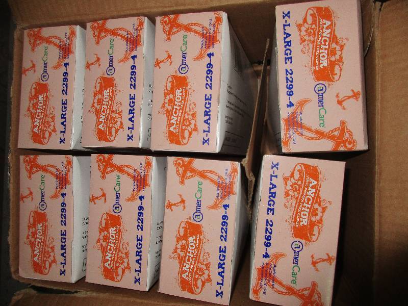 lot 39 image: 1 case of XL powder free globes