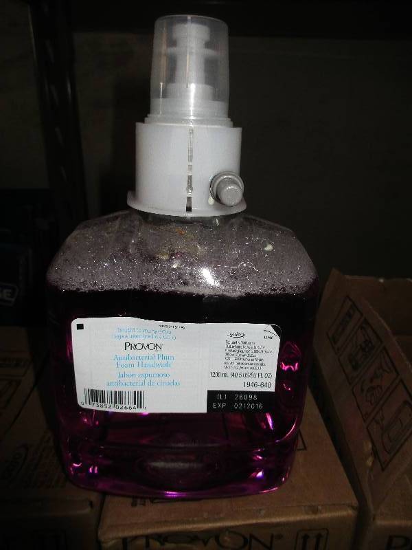 lot 82 image: 3 cases of 2 - plum foaming hand wash by Provon