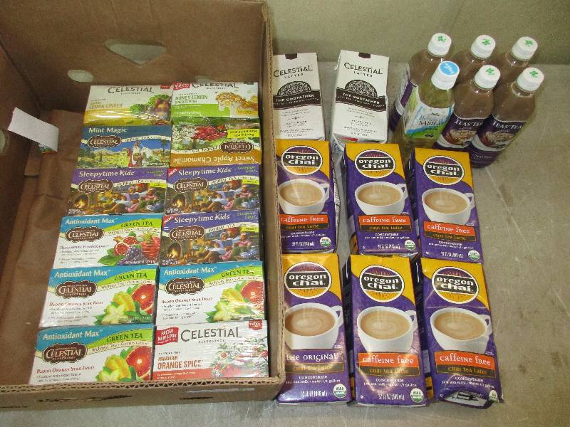 lot 102 image: lot of chi tea latte and herb tea - Expired