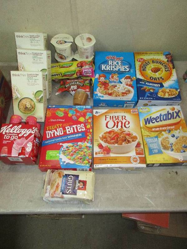 lot 103 image: breakfast lot - Expired - see pictures