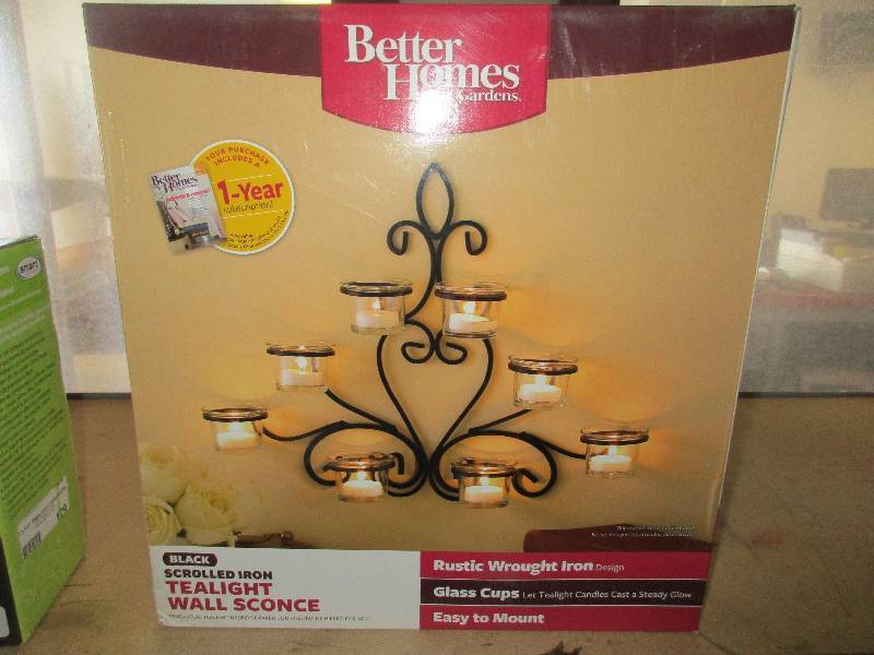 lot 128 image: tea light wall scene