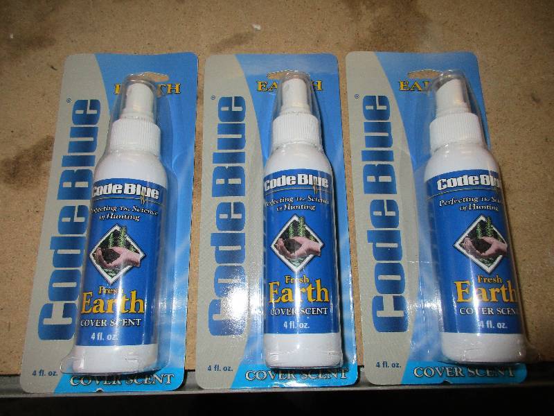 lot 131 image: 3 code blue fresh earth scent cover spray bottles