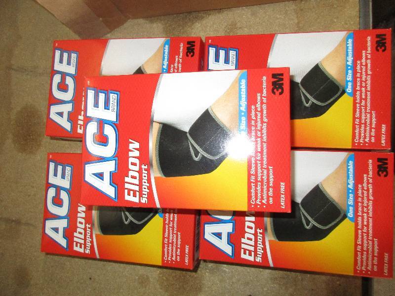 lot 143 image: 5 - 3m ace elbow support wraps