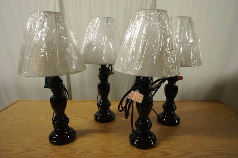 lot 119 image: set of 6 matching lamps and shades