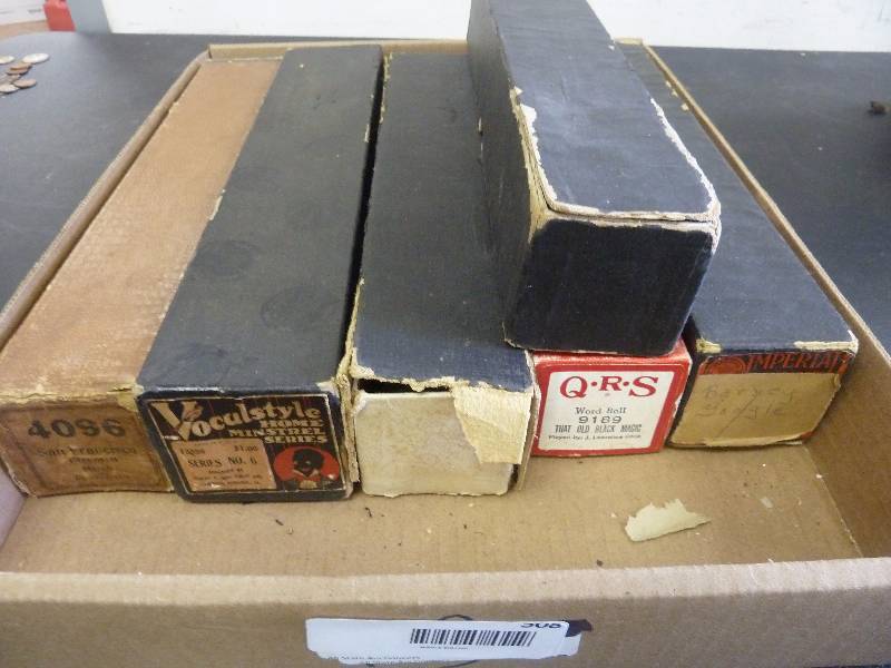 lot 508 image: Antique Music Rolls for Player Piano