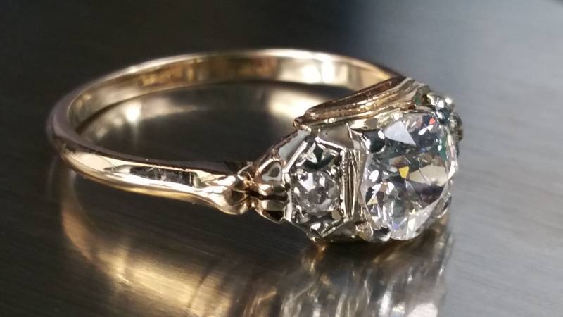 Beautiful 1.3 Carat Diamond Gold Ring 14k 18k