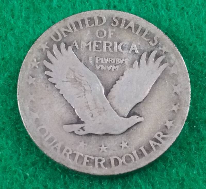 1926 S Standing Liberty Silver Quarter