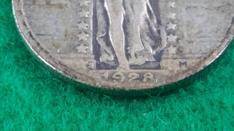 1927 S Standing Liberty Silver Quarter