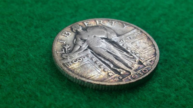 1930 S Standing Liberty Silver Quarter