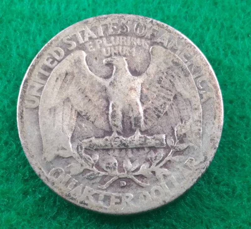 1942 D Washington Silver Quarter