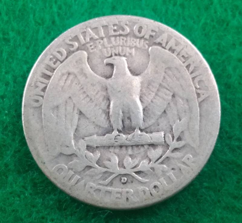 1943 D Washington Silver Quarter