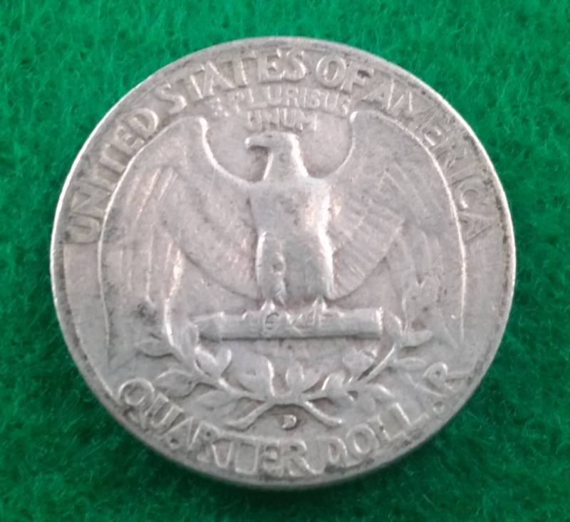 1954 D Washington Silver Quarter