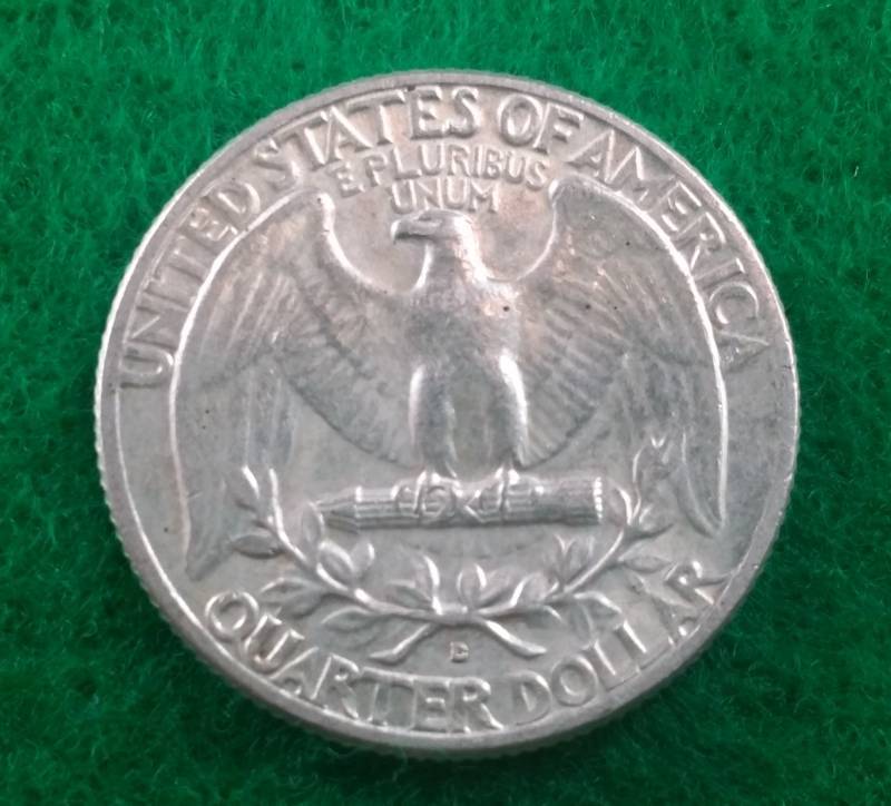 1963 D Washington Silver Quarter
