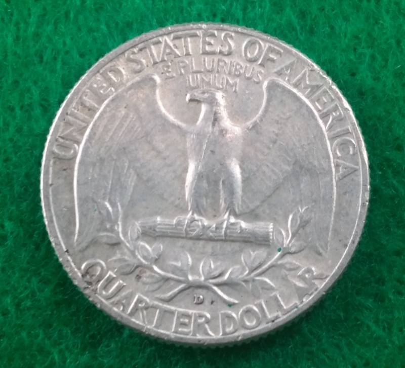 1964 D Washington Silver Quarter