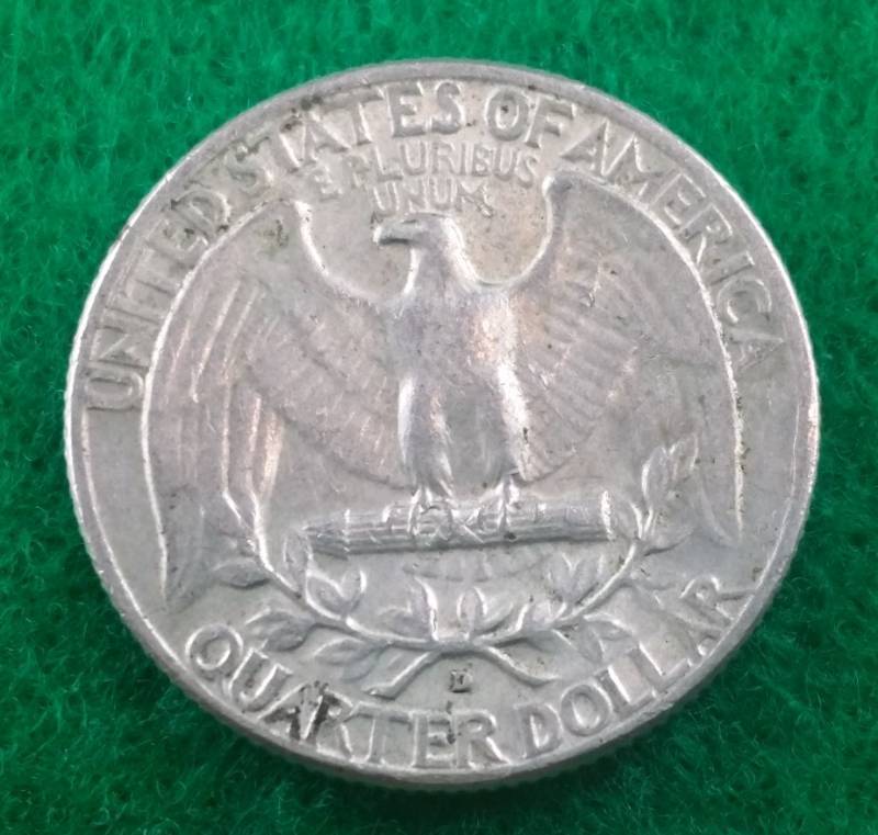 1964 D Washington Silver Quarter
