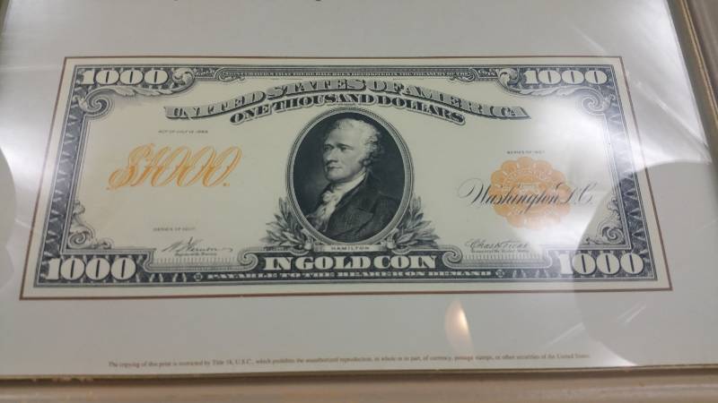 1903 $1000 Bill Tribute