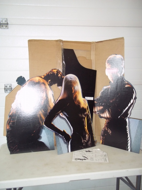 lot 8 image: never assembled x-men movie display (approx 5ft tall)