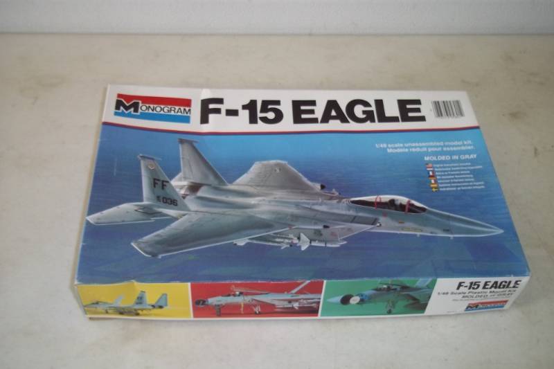lot 45 image: F15 eagle model (never assembled 1979)