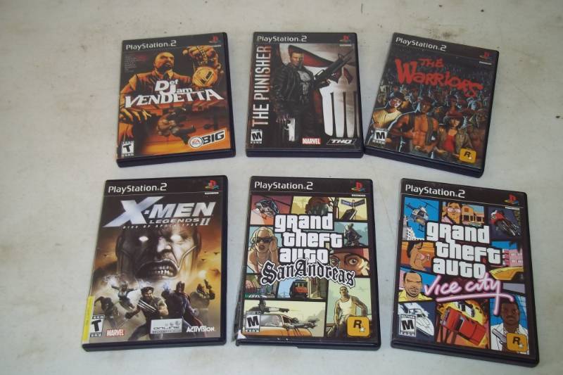 lot 58 image: PlayStation 2 games