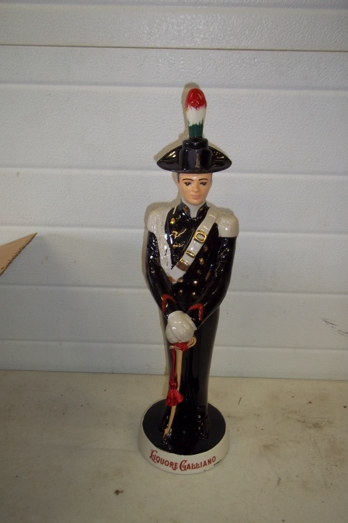 lot 63 image: Liquire Galliano decanter with box 19 inches tall