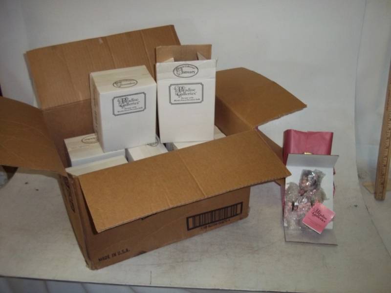 lot 201 image: Lot of Paradise Birth Month Porcelain Dolls