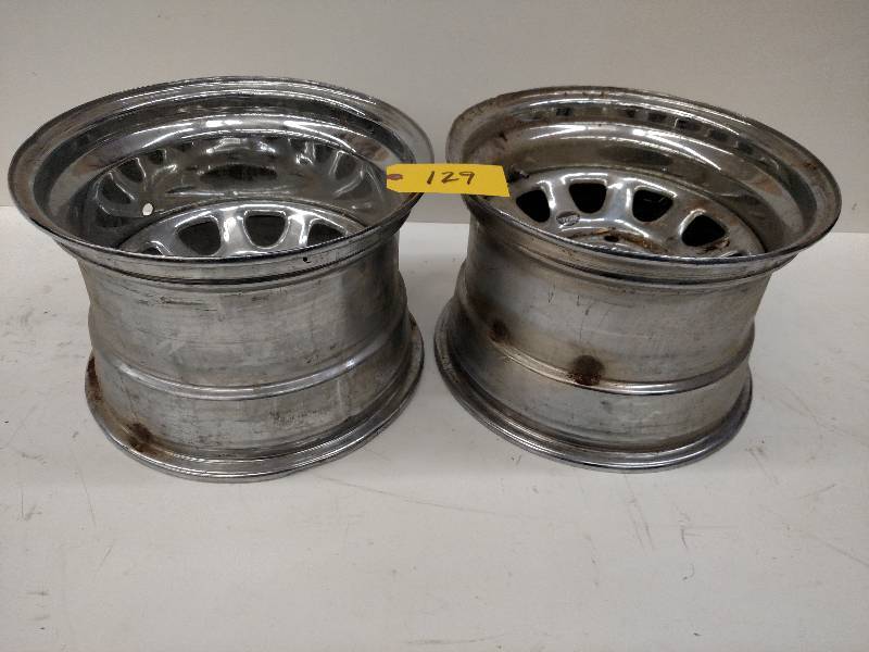 lot 129 image: (2) Real Rims, 15 x 10, 5 x 5, (1) ...