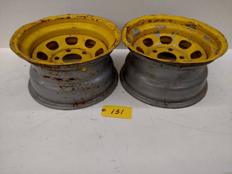 lot 131 image: (2) Bart Rims 15 x 8, 5 x 5, 4 BS,...