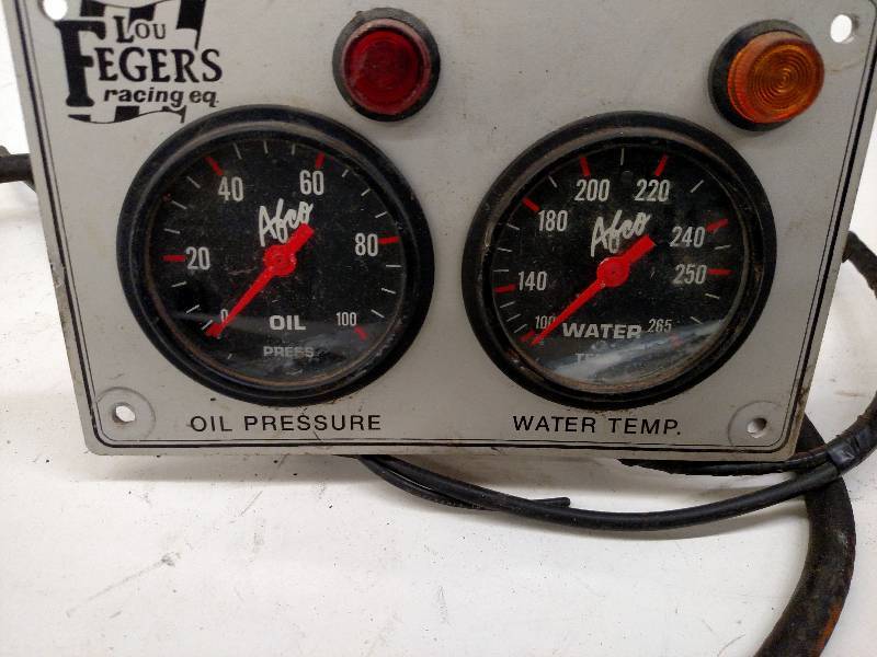 lot 137 image: Lou Fegers Oil & Water Gauges...