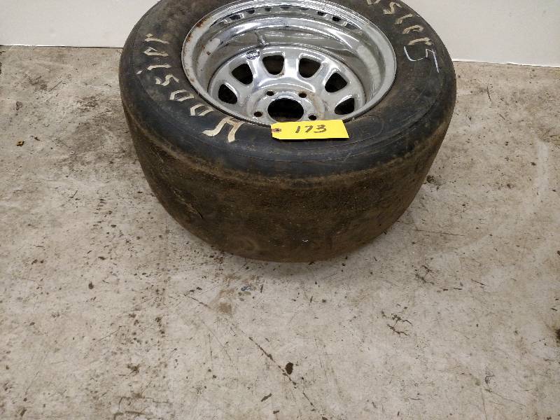 lot 173 image: Real Wheel with Tire, 15x10, 5x5, 5...