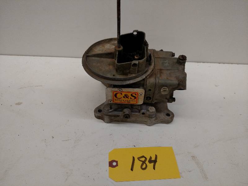 lot 184 image: C&S 2 bbl. Carb. With Wehr 1 Space...