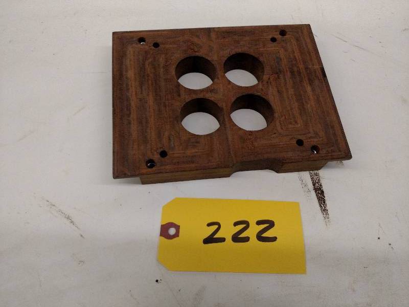 lot 222 image: Phenolic 1 Spacer, Q-Jet to Holley...