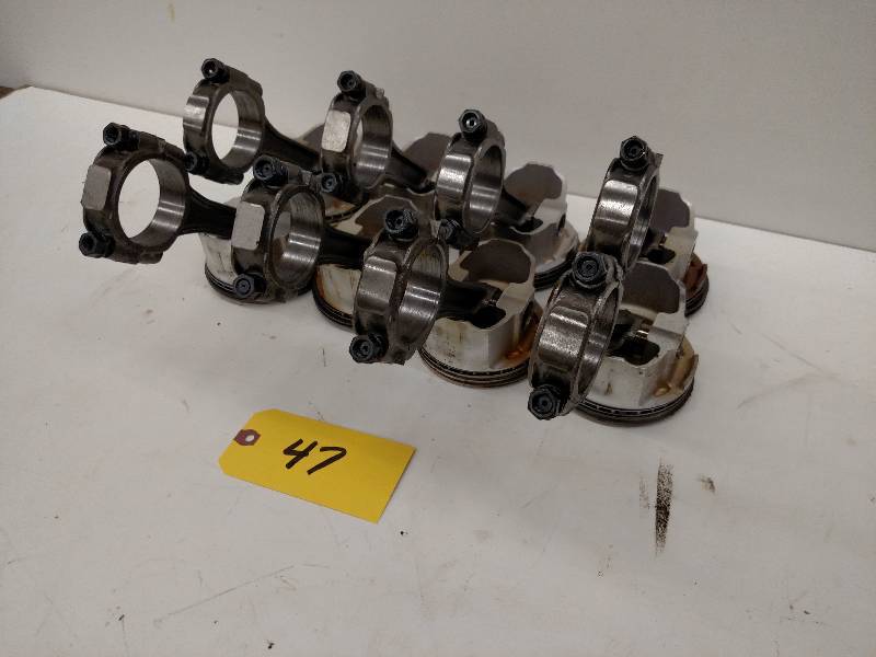 lot 47 image: (8) SBC Pistons, .30 Over 350, 5.7...