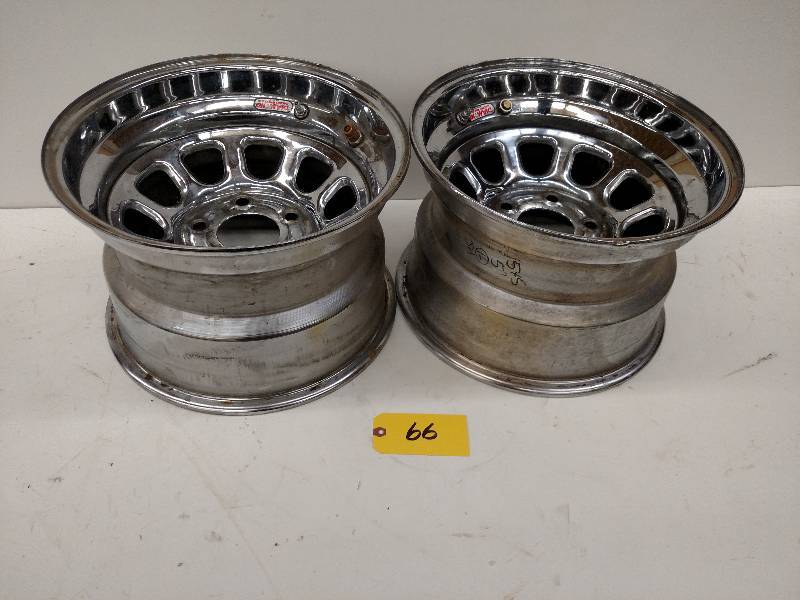 lot 66 image: (2) Diamond Wheels, 15x10, 5x5, 5 ...